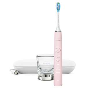 Philips Sonicare DiamondClean 9000, ceļojumu futrālis, balta/rozā - Elektriskā zobu birste HX9911/29