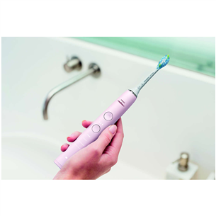 Philips Sonicare DiamondClean 9000, футляр, белый/розовый - Электрическая зубная щетка