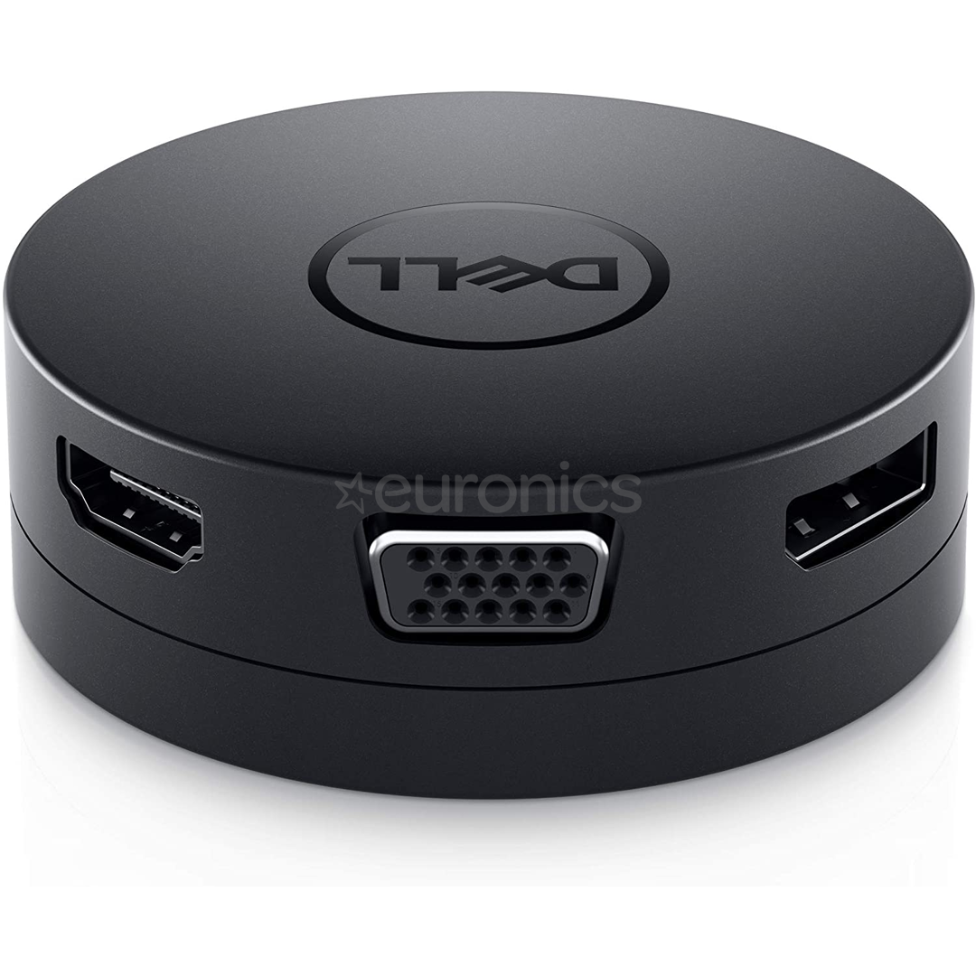 Adapteris USB-C / USB; HDMI; VGA; LAN, Dell