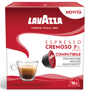 Lavazza Nescafe Dolce Gusto Espresso Cremoso, 16 porcijas - Kafijas kapsulas