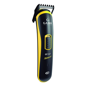 GA.MA GT527 Sport USB, black/yellow - Beard trimmer GM2030