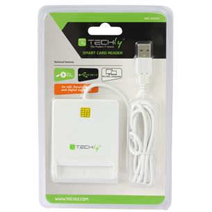 Считыватель ID-карты Techly Compact USB 2.0