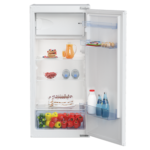 Beko, 175 л, высота 122 см  - Интегрируемый холодильник BSSA200M3SN