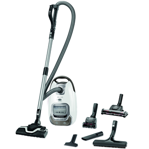 Tefal Silence Force Allergy+, 400 W, white/grey - Vacuum cleaner