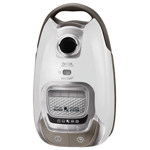 Tefal Silence Force Allergy+, 400 W, balta/pelēka - Putekļu sūcējs