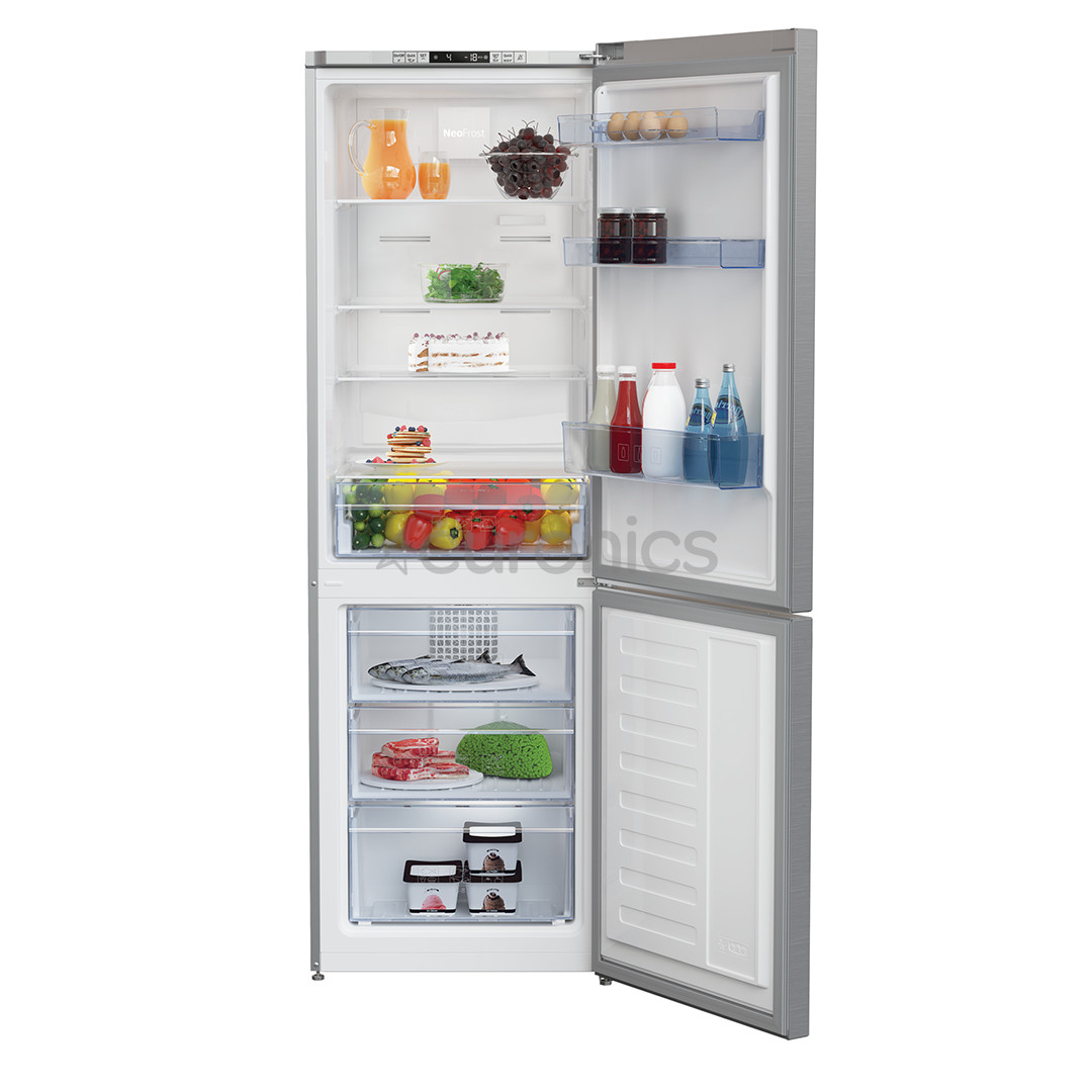 Beko NoFrost 324 L, pelēka - Ledusskapis