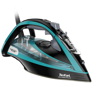 Tefal Ultimate Pure, 3200 Вт, зеленый/черный - Паровой утюг