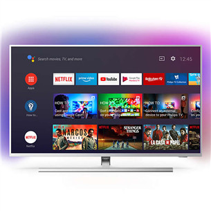 Philips LCD 4K UHD, 58", centra statīvs, sudraba - Televizors