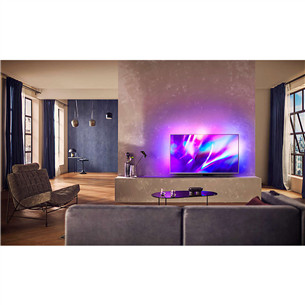 Philips LCD 4K UHD, 58", centra statīvs, sudraba - Televizors