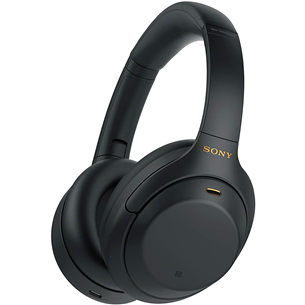 Sony WH-1000XM4, melna - Bezvadu austiņas