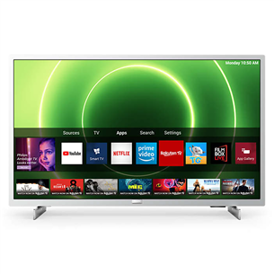 Philips PFS6855, 32", FHD, LED LCD, боковые ножки, серебристый - Телевизор