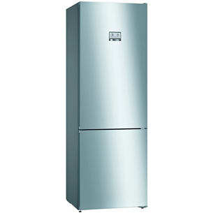 Bosch, NoFrost, augstums 203 cm, 438 L, nerūsējošā tērauda - Ledusskapis