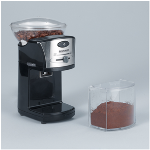 Severin, 100 W, black/inox - Coffee grinder
