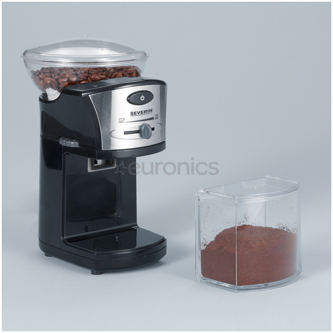 Severin, 100 W, black/inox - Coffee grinder