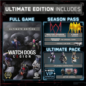Spēle priekš PlayStation 4, Watch Dogs: Legion Ultimate Edition