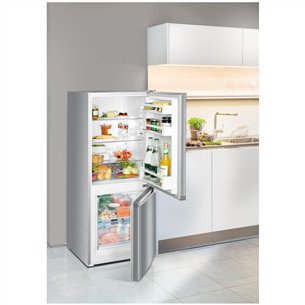 Liebherr SmartFrost 211 L, stainless steel - Refrigerator