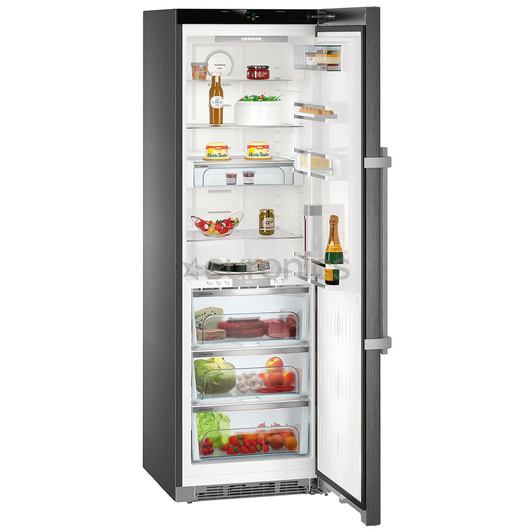 Liebherr, augstums 185 cm, 372 L, pelēka - Aukstuma skapis
