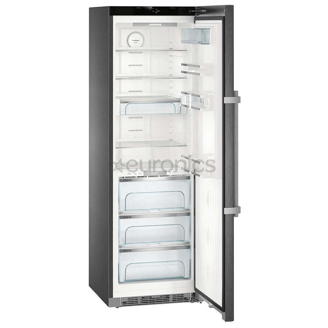 Liebherr, augstums 185 cm, 372 L, pelēka - Aukstuma skapis