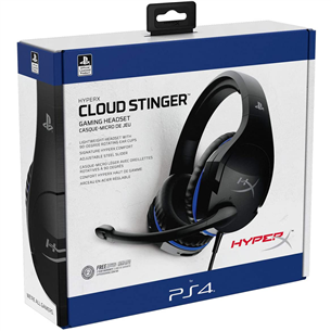 Austiņas ar mikrofonu Cloud Stinger PS4, HyperX