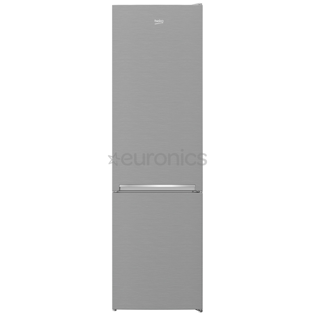 Beko, augstums 202.5 cm, 386 L, pelēka - Ledusskapis
