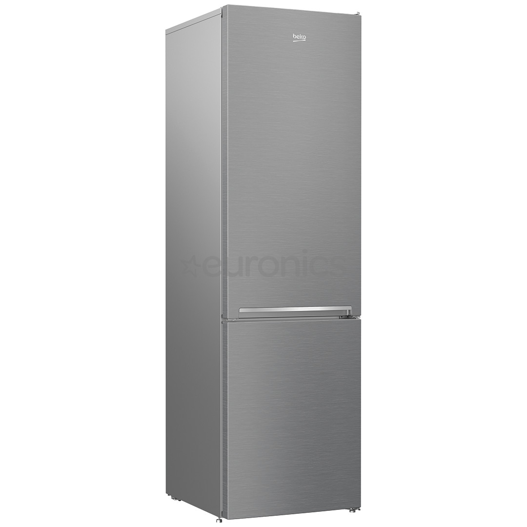 Beko, augstums 202.5 cm, 386 L, pelēka - Ledusskapis