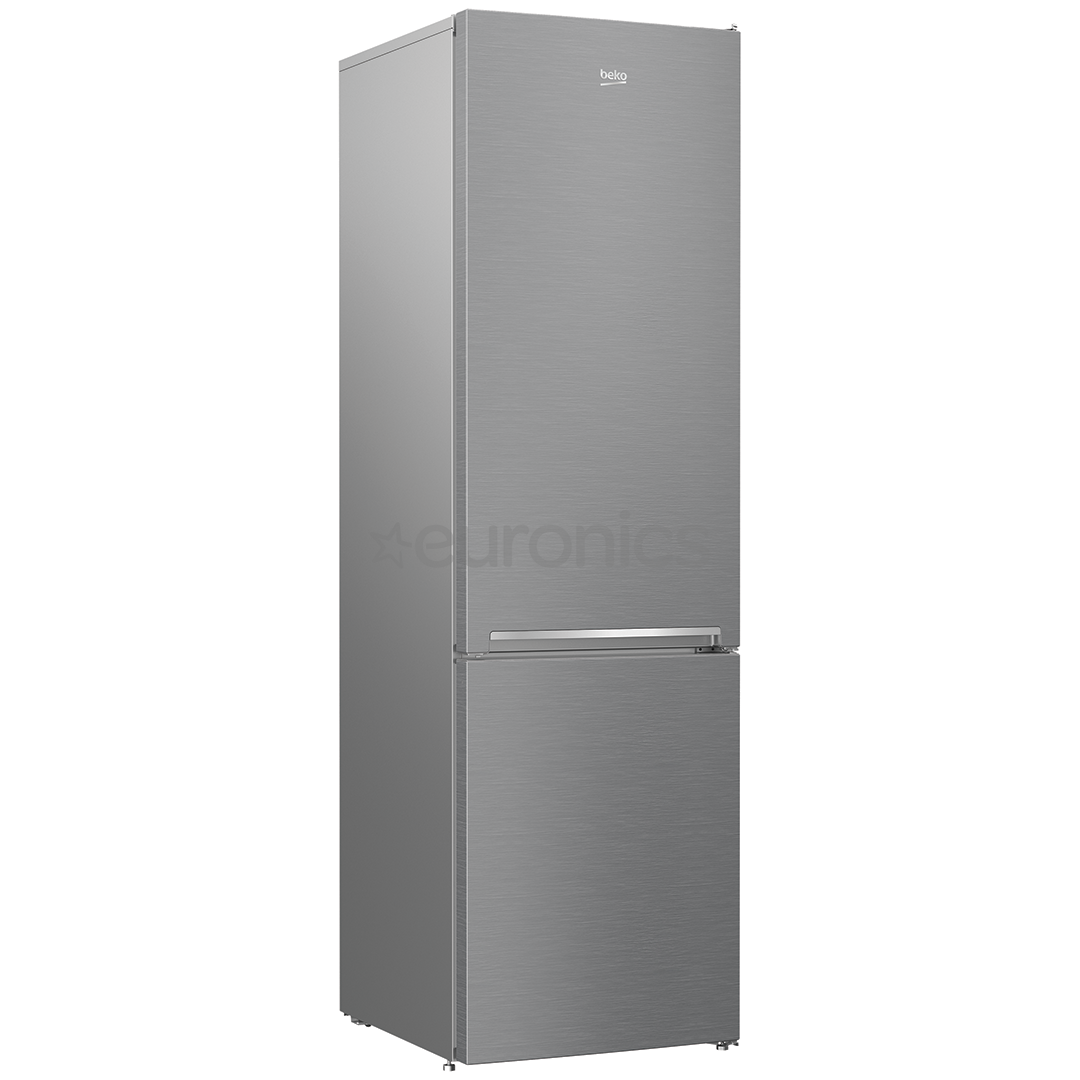 Beko, augstums 202.5 cm, 386 L, pelēka - Ledusskapis