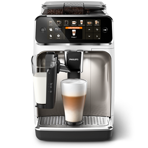 Philips LatteGo 5400, белый/серебристый - Кофемашина