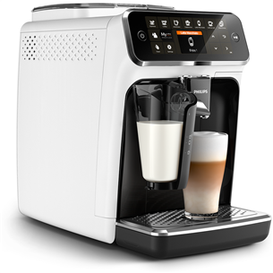 Philips LatteGo 4300, черный/белый - Кофемашина