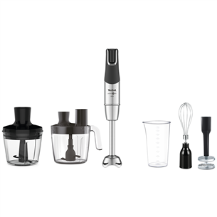 Tefal Infiny Force Pro, 1200 W, black/inox - Hand blender HB95LD38