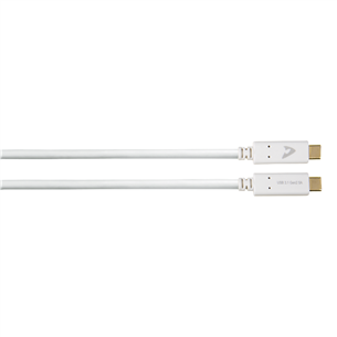Avinity, USB-C 3.1 Gen 2, 1 m, balta - Vads 00127054
