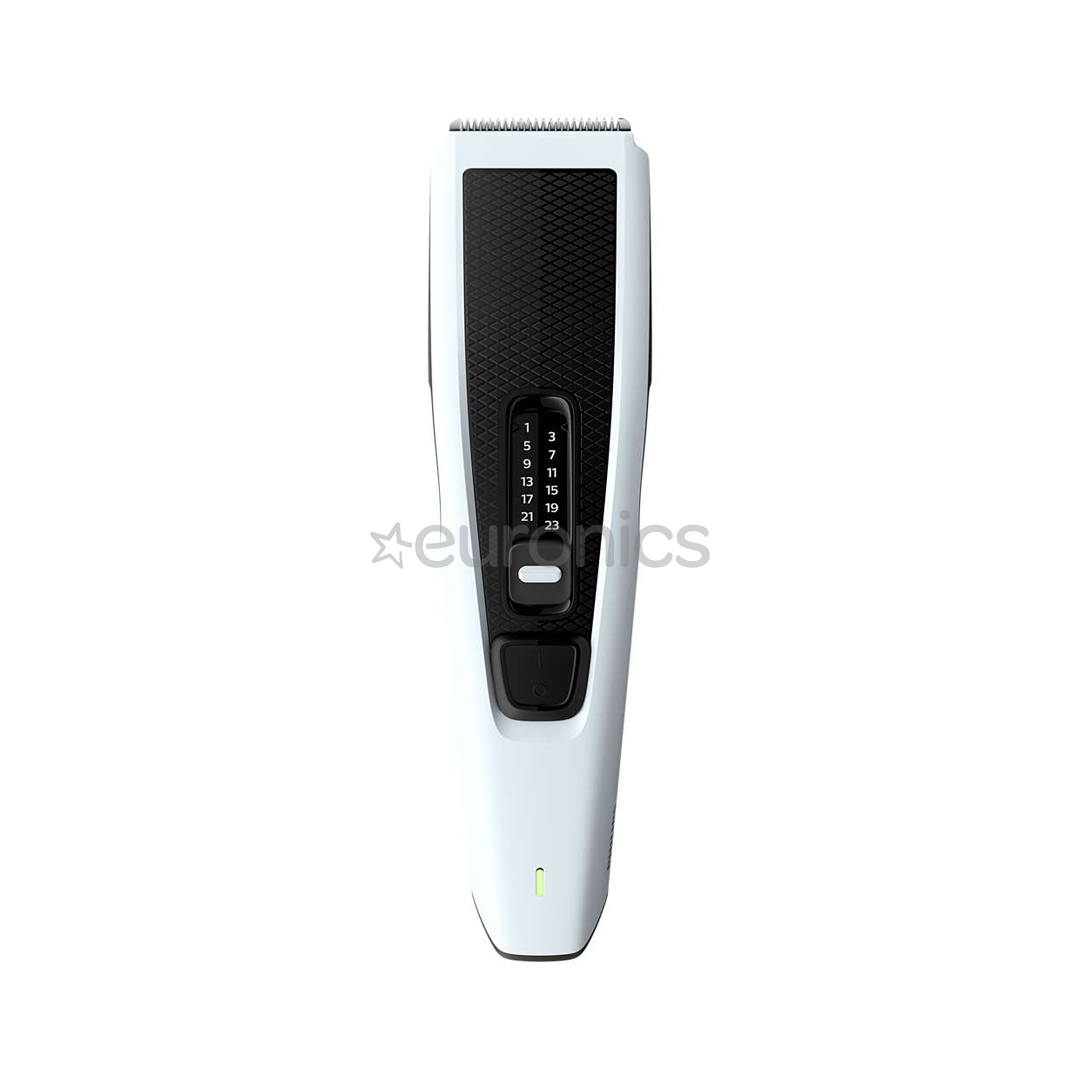 Philips Series 3000, 0.5-23 mm, melna/balta - Matu griežamā mašīna