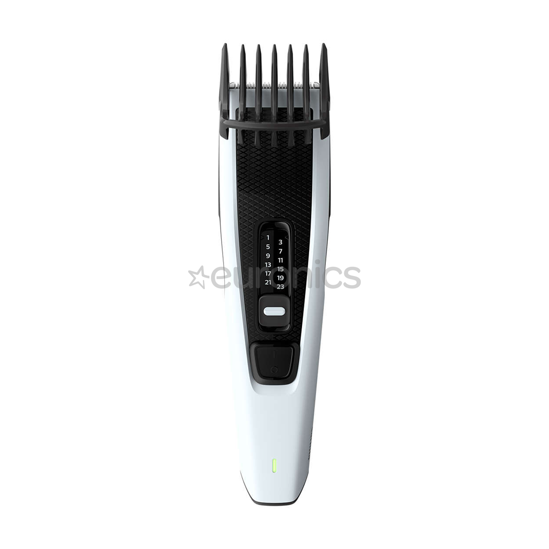 Philips Series 3000, 0.5-23 mm, melna/balta - Matu griežamā mašīna