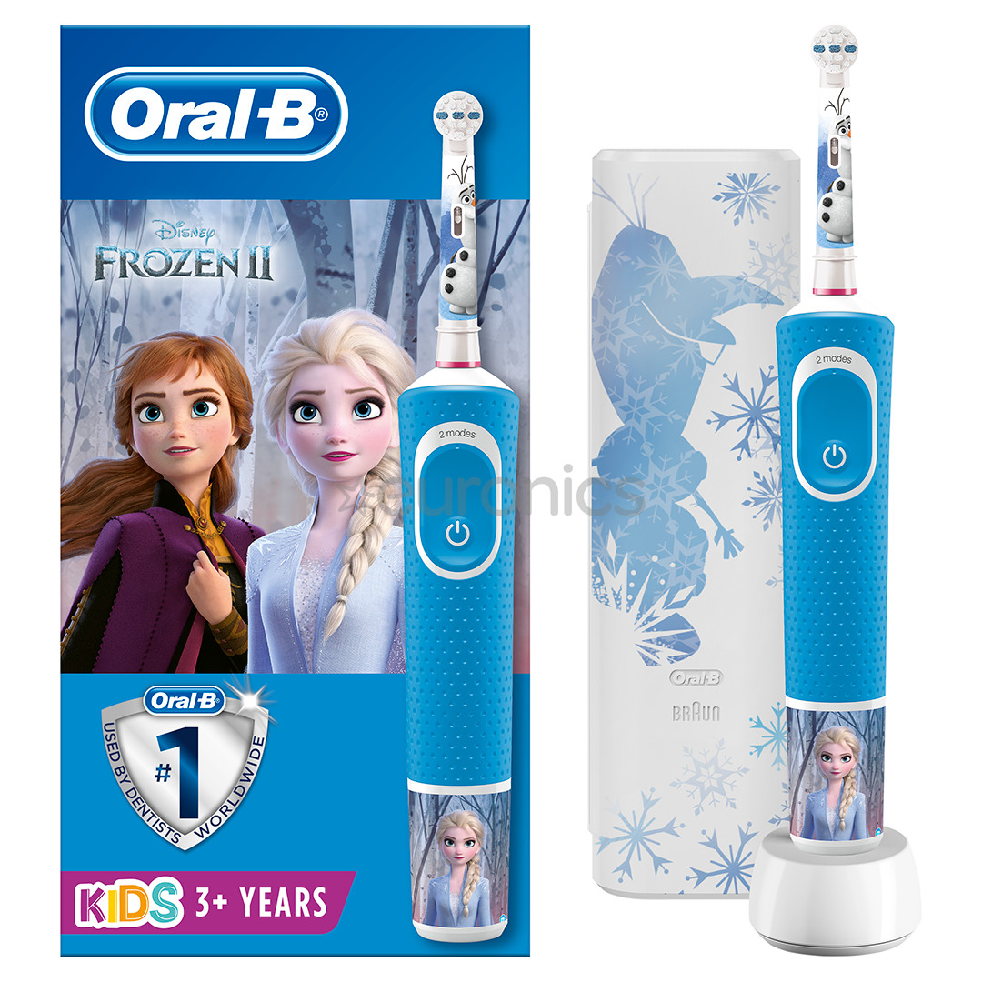 Braun Oral-B Frozen II, футляр - Электрическая детская зубная щетка