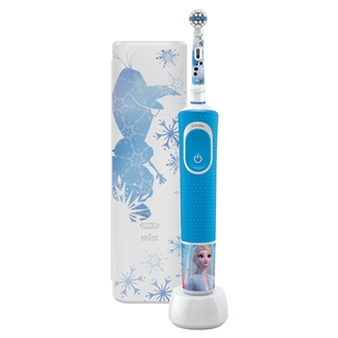 Braun Oral-B Frozen II, ceļojumu futrālis - Elektriskā zobu birste bērniem