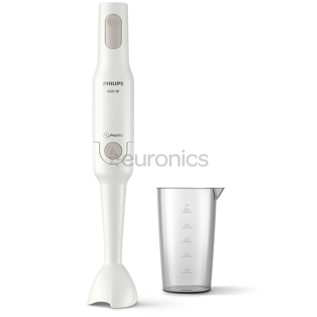 Philips Daily Collection ProMix, 650 W, balta - Rokas blenderis