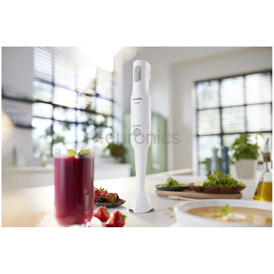 Philips Daily Collection ProMix, 650 W, balta - Rokas blenderis