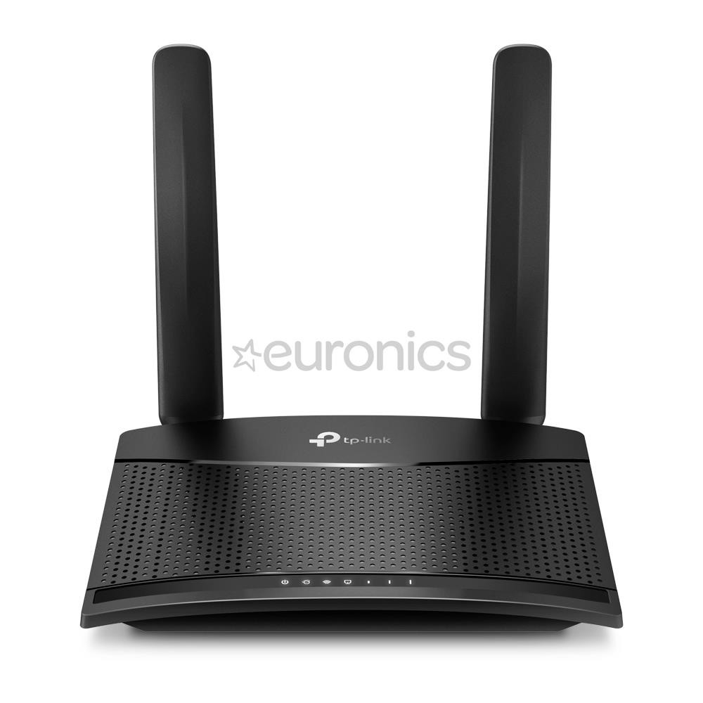 TP-Link TL-MR100, 4G LTE, черный - WiFi-роутер