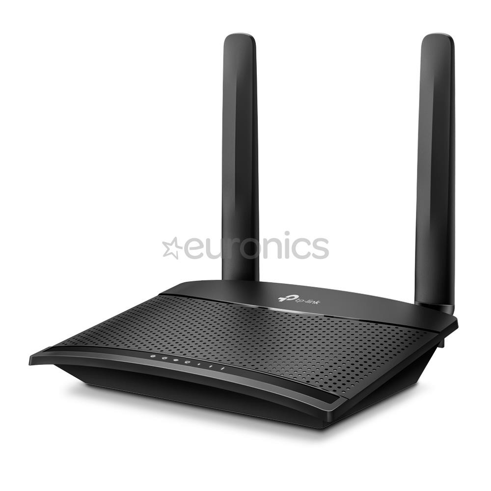 TP-Link TL-MR100, 4G LTE, черный - WiFi-роутер