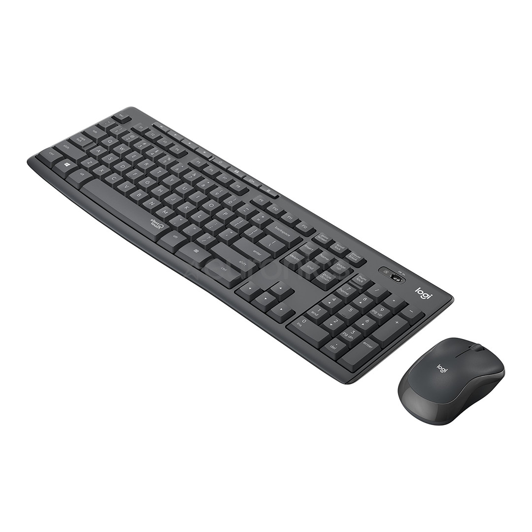 Logitech Slim Combo MK295, SWE, melna - Bezvadu klaviatūra ar peli