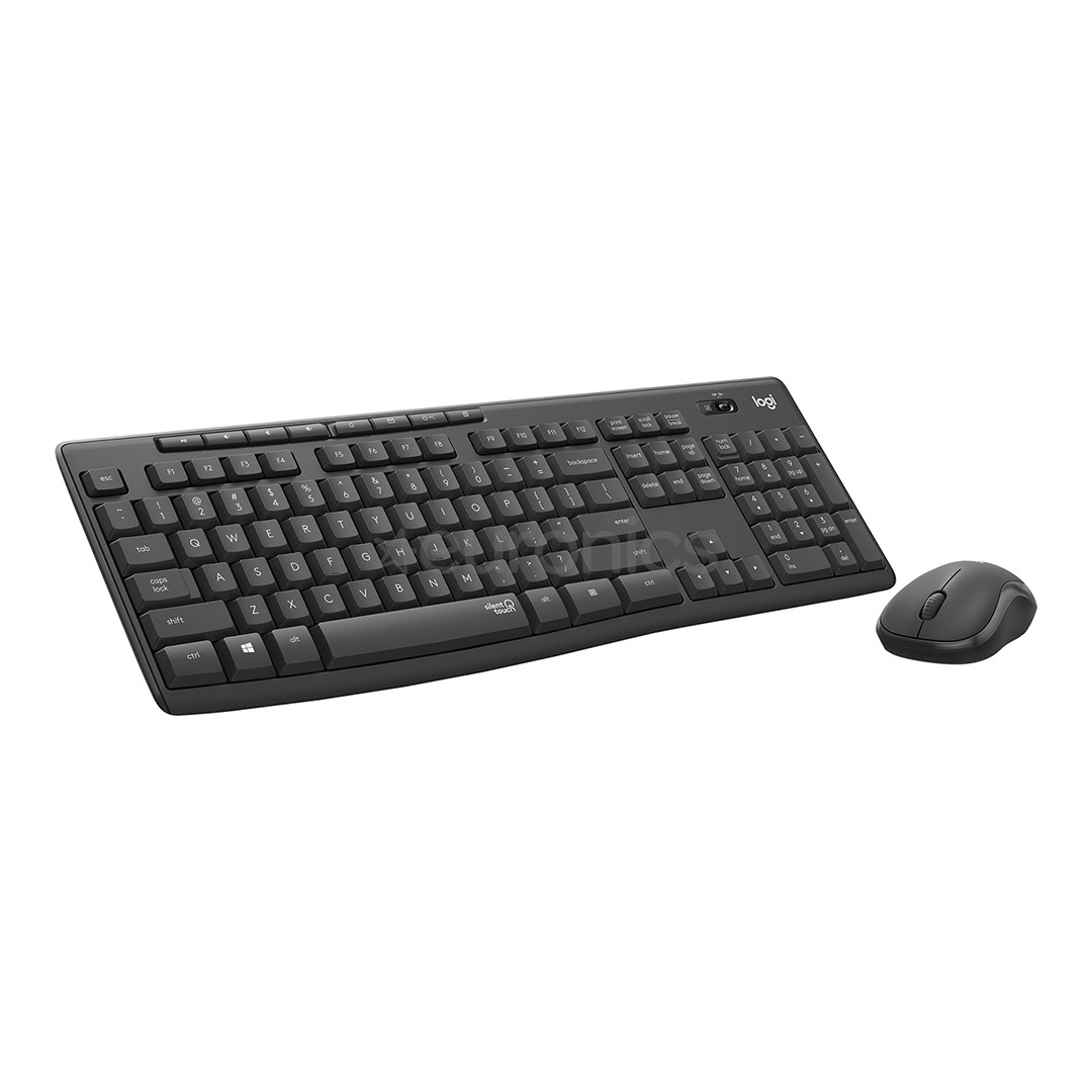 Logitech Slim Combo MK295, SWE, melna - Bezvadu klaviatūra ar peli