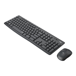 Logitech Slim Combo MK295, RUS, pelēka - Bezvadu klaviatūra ar peli