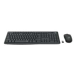 Logitech Slim Combo MK295, RUS, pelēka - Bezvadu klaviatūra ar peli