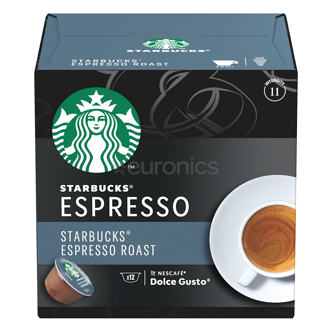 Nescafe Dolce Gusto Starbucks Espresso Roast, 12 porcijas - Kafijas kapsulas