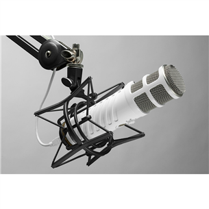 RODE Podcaster USB, balta - Mikrofons