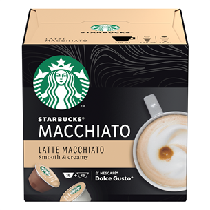 Nescafe Dolce Gusto Starbucks Latte Macchiato, 6+6 порций - Кофейные капсулы