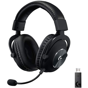 Logitech G PRO X, black - Gaming Wireless Headset