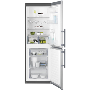 Electrolux LowFrost, height 175 cm, 305 L, stainless steel - Refrigerator