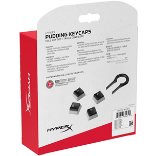 Klaviatūras taustiņu vāciņi Pudding Keycaps, HyperX