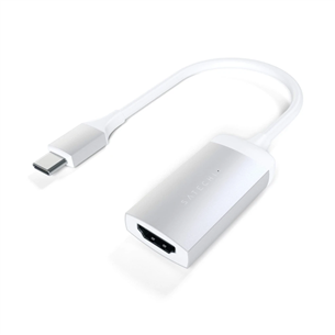 Satechi, USB C-HDMI 4K 60 Гц, серый/белый - Адаптер