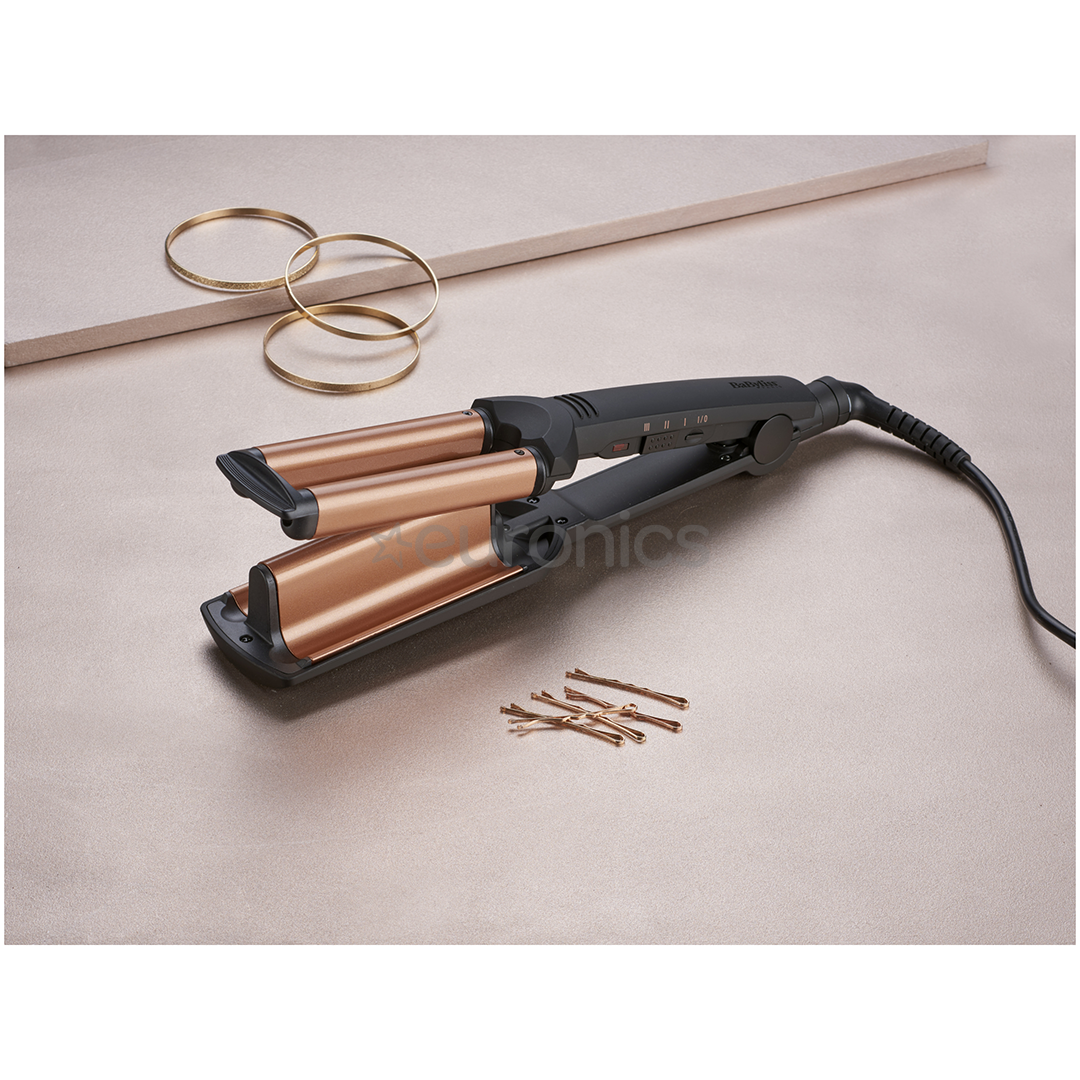BaByliss Deep waves 160 200 C black copper Curler W2447E